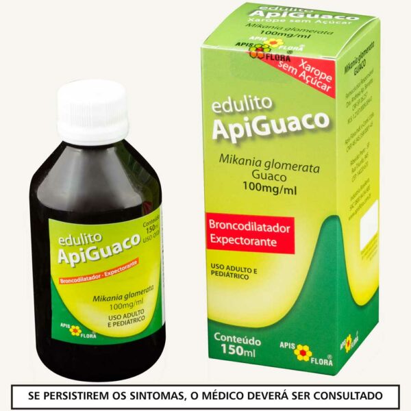APIGUACO® Solução Oral Edulito (Xarope sem açucar) 150ml Apis Flora-0