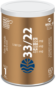 Lin Fish 33/22 Óleo de Linhaça e Peixe em Cápsulas - Vital Âtman-0