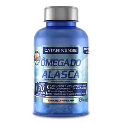 Omega do Alasca 1000mg com 30 cáspulas-0