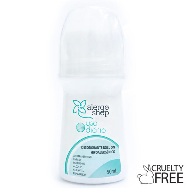Desodorante Antitranspirante Roll-On Hipoalergênico Uso Diário - Alergoshop-0