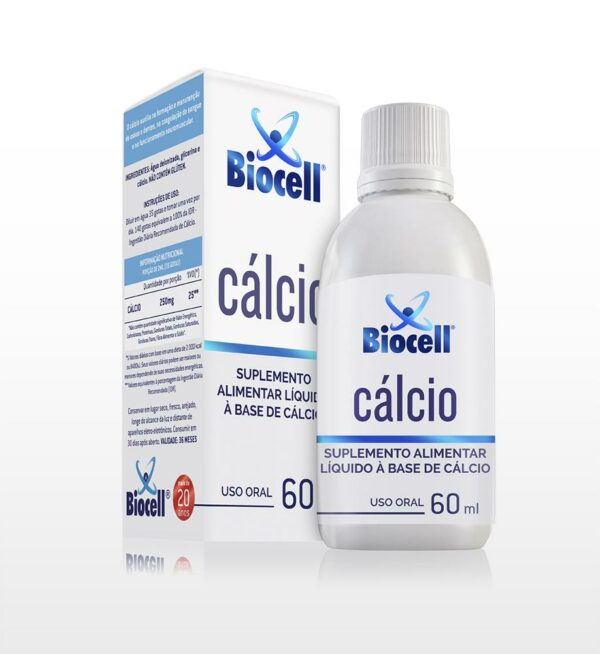 Biocell Cálcio - Suplemento Alimentar Líquido Sublingual 60 ml-0