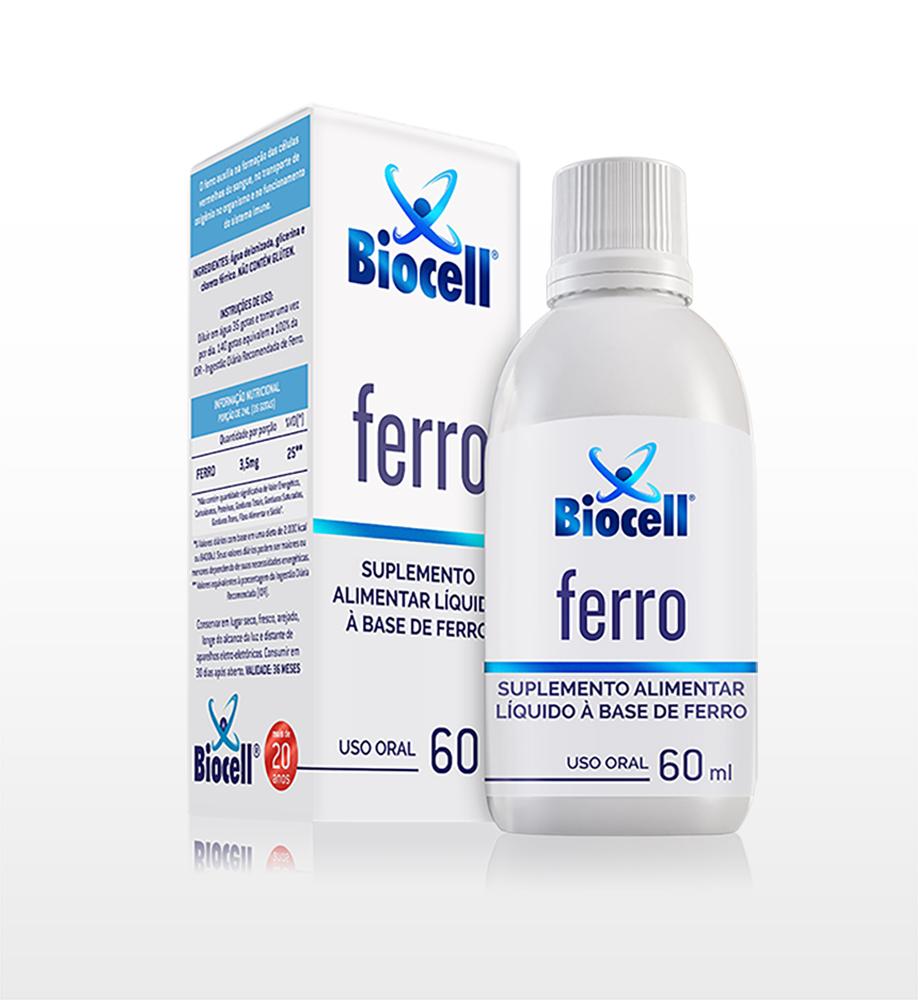 Biocell Ferro - Suplemento Alimentar Líquido Sublingual 60 ml-0