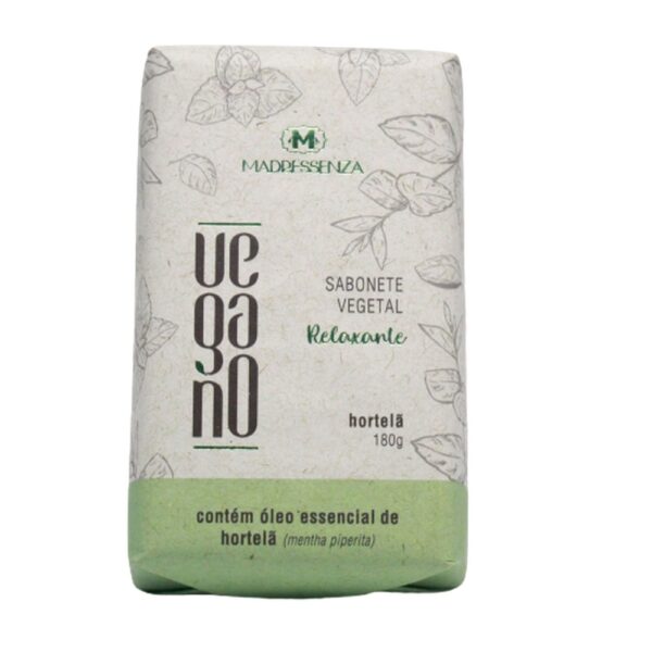 Sabonete Vegano Relaxante Hortelã 180g - Madressenza-0